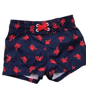 Cat & Jack 3-6 Months Boys Crab Swim Trunks